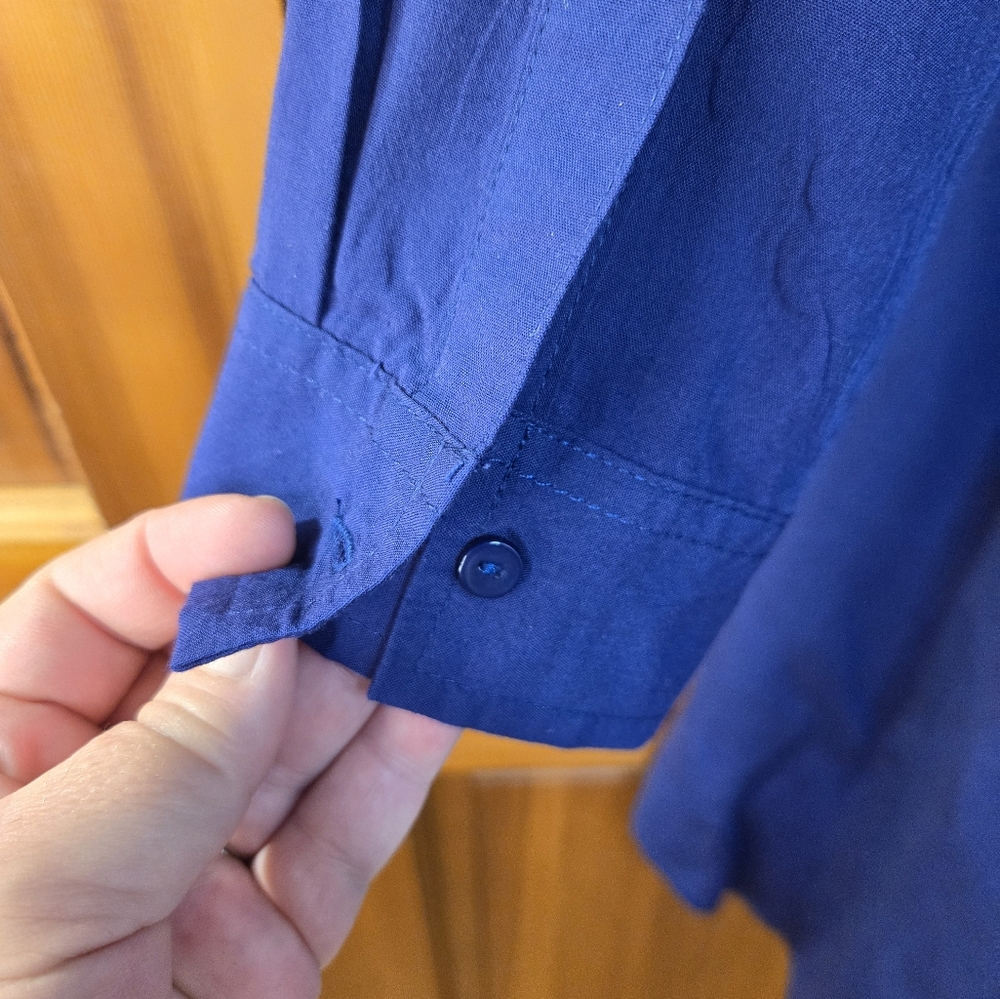 Umgee Tie Back Asymmetric Button Front Dress - image 6